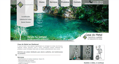 Desktop Screenshot of casadometal.com.br